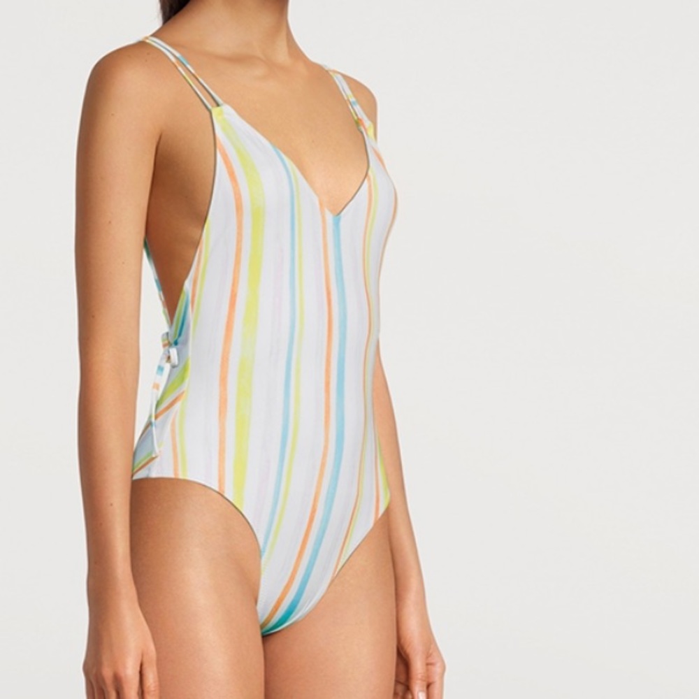 Solid & striped the Lynn watercolor stripe size XL NWT